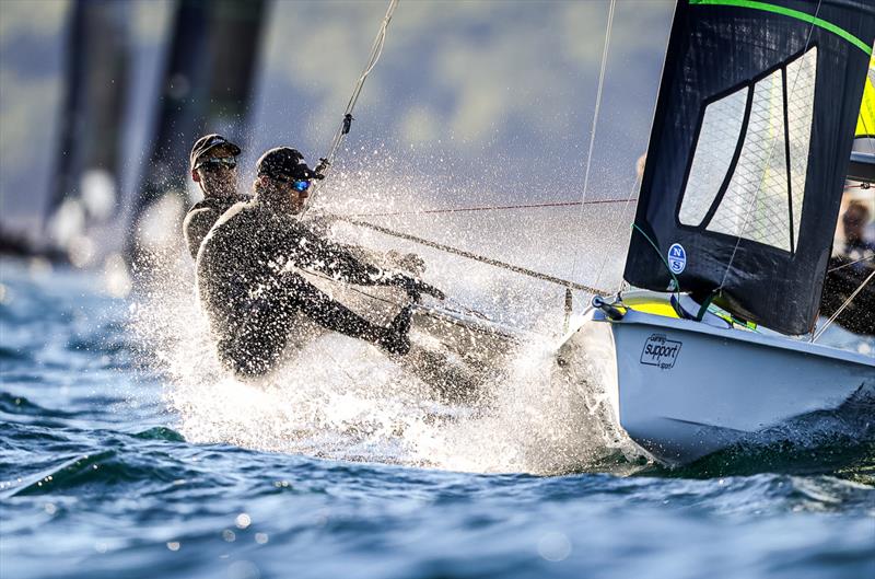  Isaac McHardie and William McKenzie  49er - (NZL) - World Sailing Championships - Nova Scotia - September 2022 photo copyright Sailing Energy taken at Royal Nova Scotia Yacht Squadron and featuring the 49er class