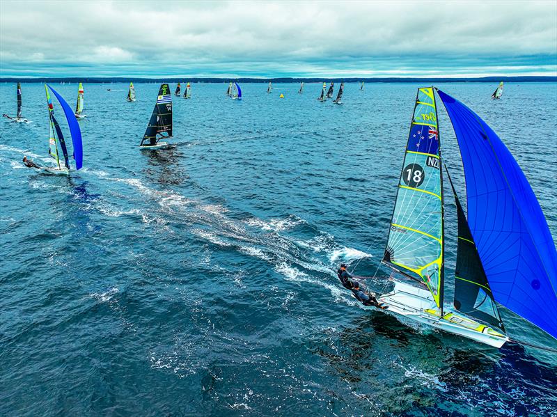 Isaac McHardie and Will McKenzie - 49er - (NZL) - Day 6 - World Sailing Championships - Nova Scotia - September 2022 photo copyright Sailing Energy taken at Royal Nova Scotia Yacht Squadron and featuring the 49er class