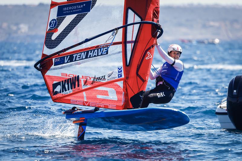 Bronze Medalist - Veerle ten Have (NZL) - Womens iQFoil - Day 6 - 2023 Princess Sofia Regatta in Palma de Mallorca, Spain - photo © Sailing Energy