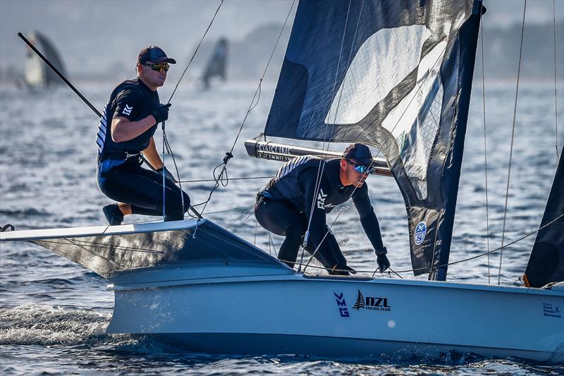 Day 3 - NZL Sailing Team - Semaine Olympique Francais - April 26, 2023 photo copyright Sailing Energy taken at  and featuring the 49er class