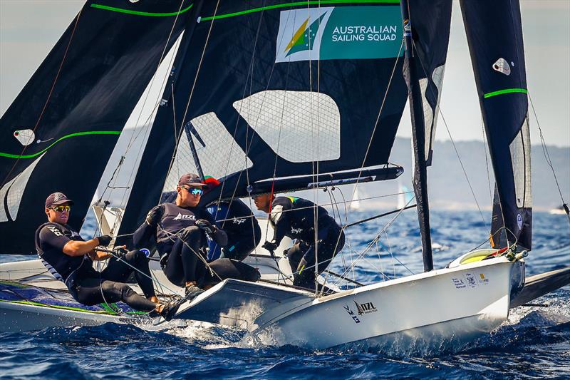 49er - Day 4 - NZL Sailing Team - Semaine Olympique Francais - April 27, 2023 - photo © Sailing Energy