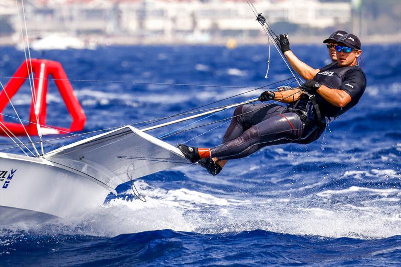 Isaac McHardie/William McKenzie (NZL) - 49er - Paris 2024 Olympic Sailing Test Event, Marseille, France. July 12, 2023 - photo © Sander van der Borch / World Sailing