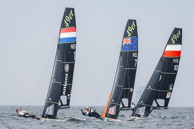 49er - NZL Sailing Team - Day 1 - Allianz Sailing World Championships - August 10, 2023 - The Hague photo copyright World Sailing taken at  and featuring the 49er class