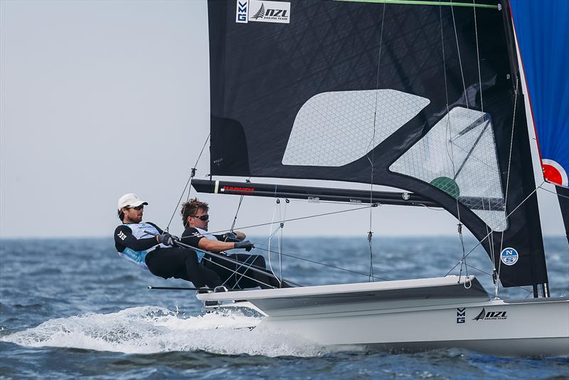 49er - NZL Sailing Team - Day 1 - Allianz Sailing World Championships - August 10, 2023 - The Hague - photo © World Sailing