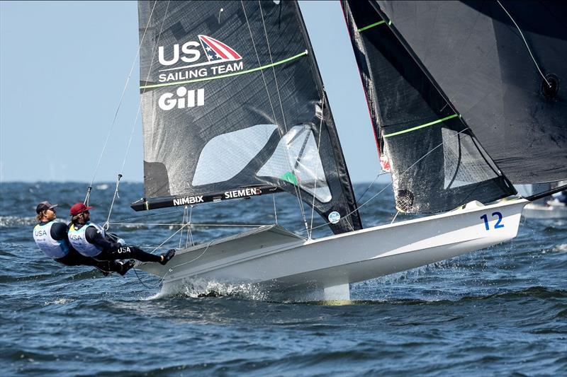 US Sailing Team at the 2023 Sailing World Championships - Day 2 photo copyright US Sailing Team taken at  and featuring the 49er class