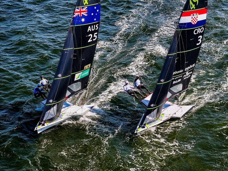 Tom Burton and Max Paul - Allianz Sailing World Championships, Day 6 - photo © Sailing Energy / World Sailing