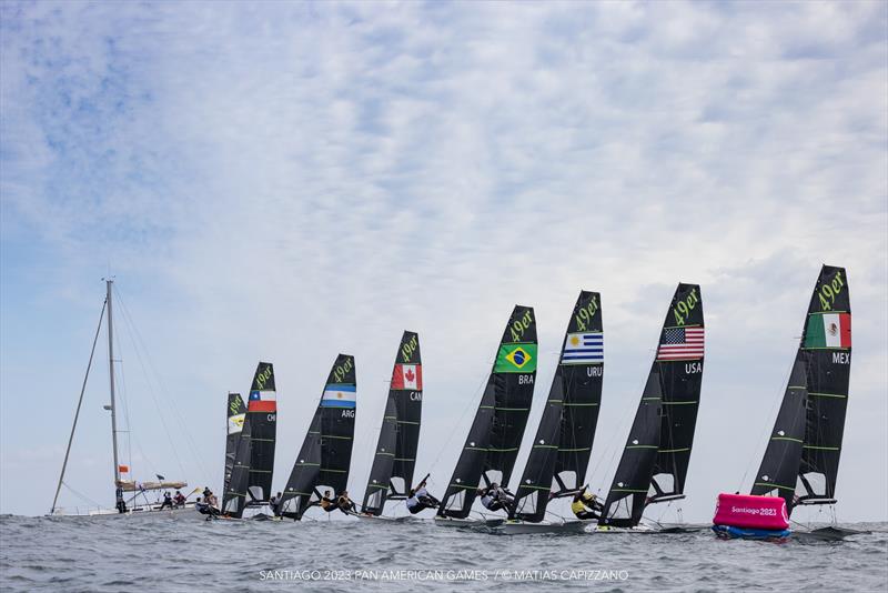 Pan American Games - Day 5 photo copyright Matias Capizzano taken at  and featuring the 49er class