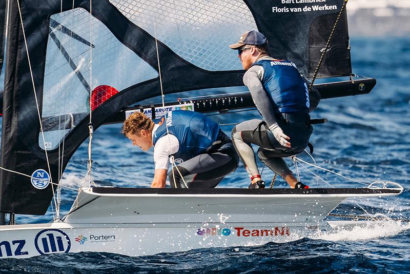 49er and 49erFX Worlds at Lanzarote day 1 - photo © Sailing Energy / Lanzarote Sailing Center