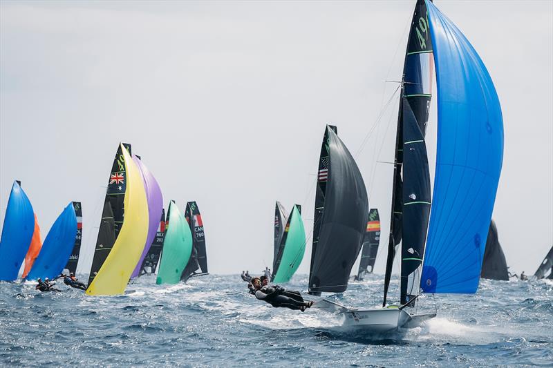 49er and 49erFX Worlds at Lanzarote day 3 - photo © Sailing Energy / Lanzarote Sailing Center
