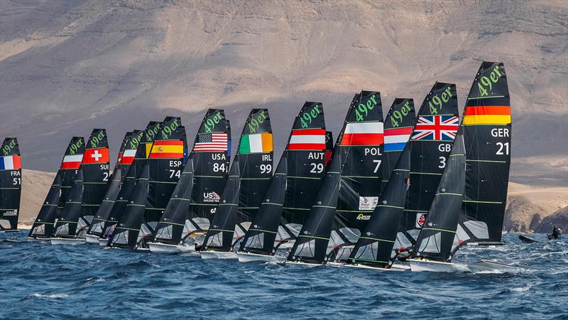49er and 49erFX World Championships at Lanzarote - Day 5