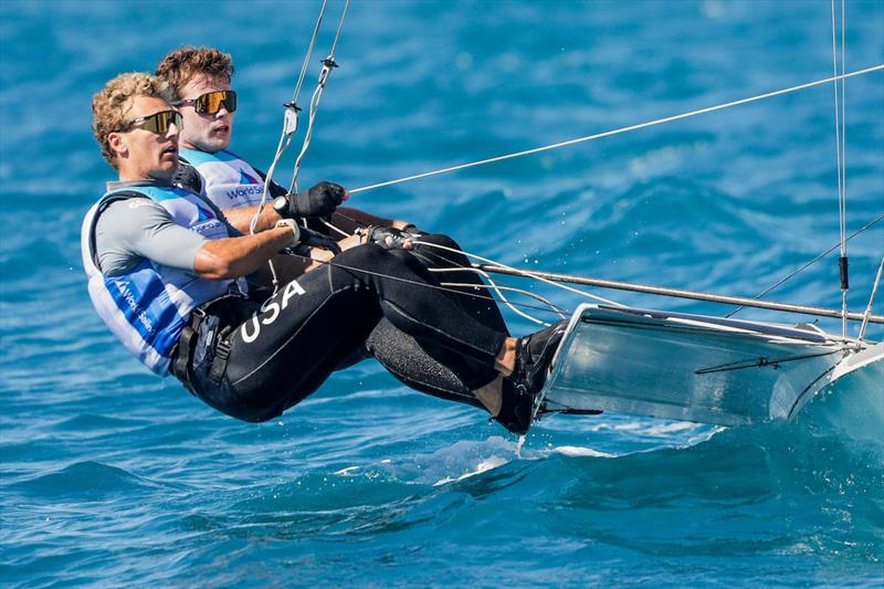 US Sailing Team at the 2024 Trofeo Princesa Sofía - Day 3 photo copyright Sailing Energy / Trofeo Princesa Sofía Mallorca taken at Real Club Náutico de Palma and featuring the 49er class