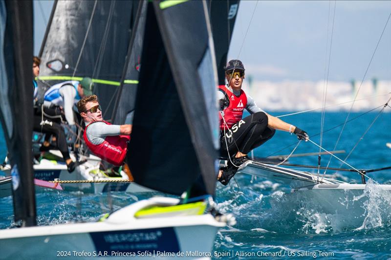 US Sailing Team at the 2024 Trofeo Princesa Sofía - Day 4 - photo © Allison Chenard / US Sailing Team