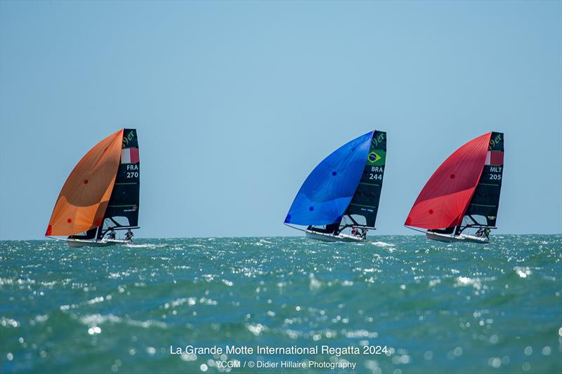 La Grande Motte International Regatta 2024 photo copyright YCGM / Didier Hillaire Photography taken at Yacht Club de la Grande Motte and featuring the 49er class