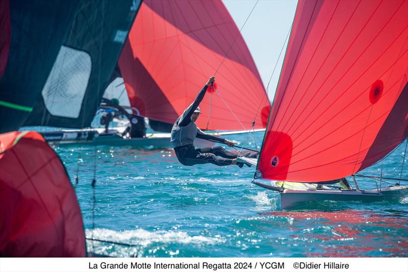 49er and 49erFX Europeans at La Grande Motte Day 4 photo copyright YCGM / Didier Hillaire taken at Yacht Club de la Grande Motte and featuring the 49er class