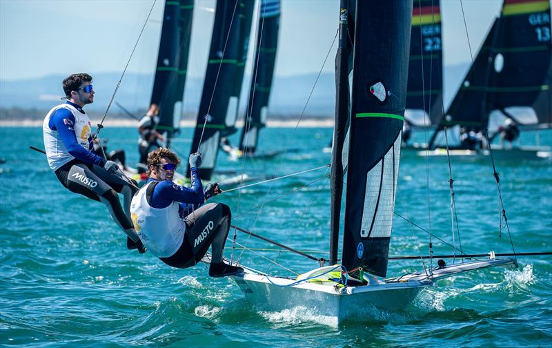 49er and 49erFX Europeans at La Grande Motte Day 5 - photo © YCGM / Didier Hillaire