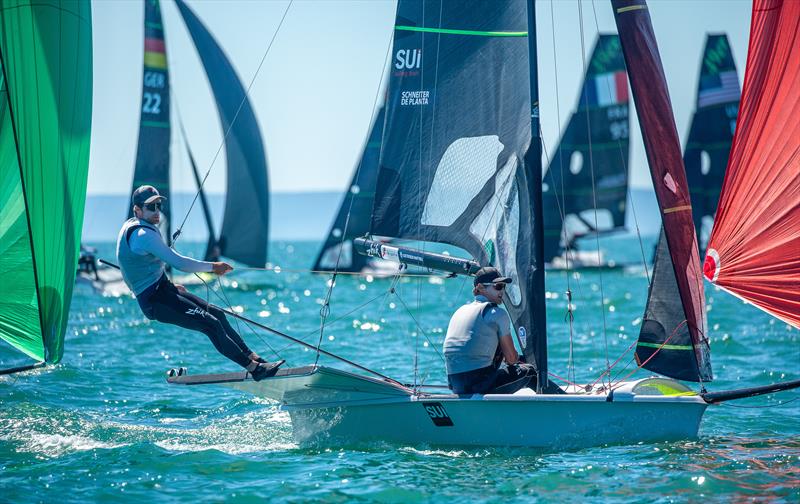 49er and 49erFX Europeans at La Grande Motte Day 5 - photo © YCGM / Didier Hillaire