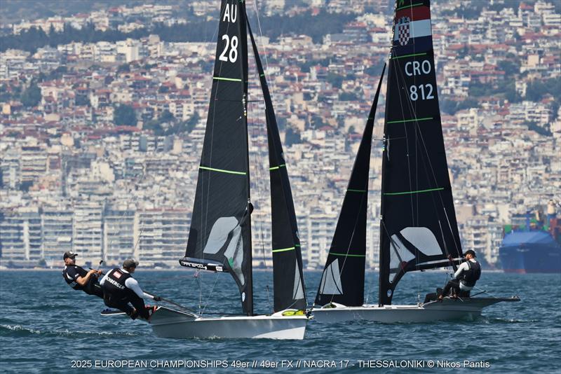 2025 49er, 49erFX, and Nacra 17 European Championships - photo © Nikos Pantis