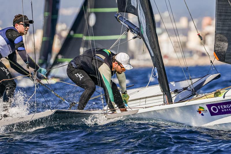 AUS 49er sailors Harry Price (skipper) and Max Paul at the Trofeo Princesa Sofía Regatta regattta, Palma - photo © Sailing Energy