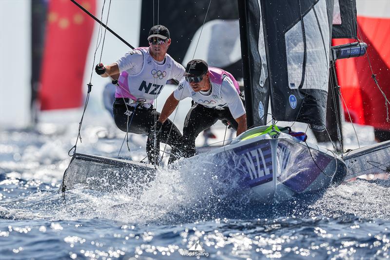 Isaac McHardie and William McKenzie at Paris 2024 Olympics - photo © World Sailing / Sander van der Borch