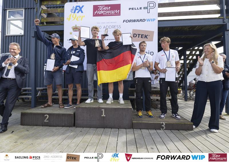 49er and 49erFX Junior World Championship 2025 Prize Giving - photo © Sailing.Pics / Mogens Hansen