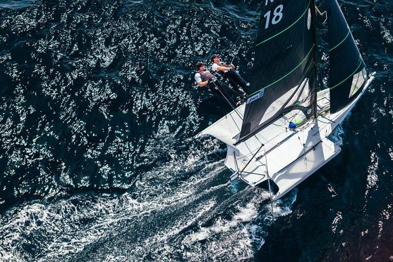 Isaac McHardie William Mckenzie  (NZL) - 49er World Championships - Sardinia - October 2025 photo copyright Sailing Energy taken at Circolo della Vela Sicilia and featuring the 49er class