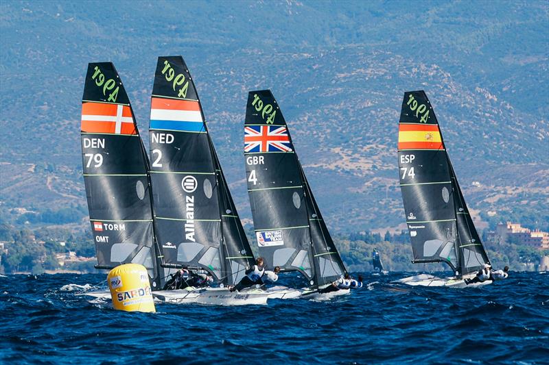 49er & 49erFX and Nacra 17 World Championships, day 6 photo copyright Sailing Energy taken at  and featuring the 49er class