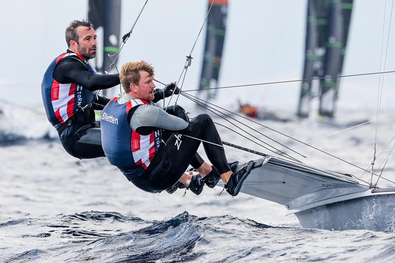 2025 49er, Fx, Nacra 17 Worlds, Cagliari photo copyright Sailing Energy taken at  and featuring the 49er class