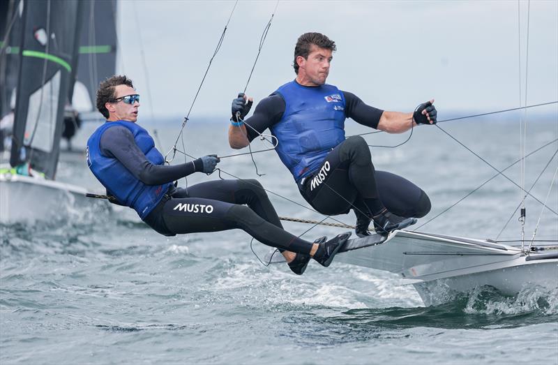 2026 49er, 49erFX & Nacra 17 Worlds at Quiberon Day 2 - photo © Sailing Energy