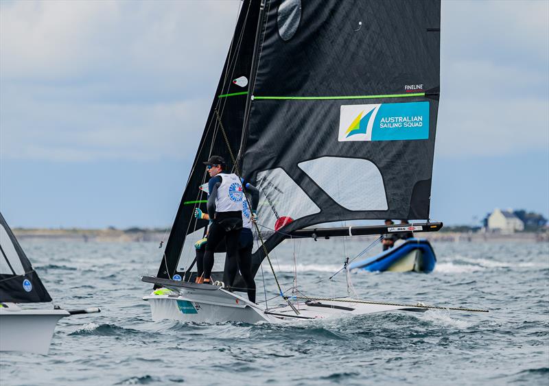 Harry Price, Max Paul (AUS) - 2026 49er Worlds at Quiberon -  Day 5 - May 16, 2026 - photo © Sailing Energy
