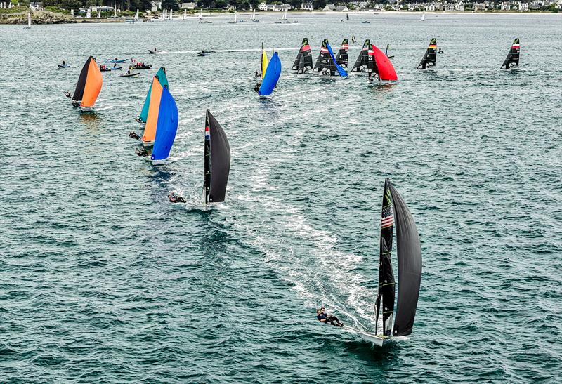 USA leads - 2026 49er Worlds at Quiberon -  Day 5 - May 16, 2026 - photo © Sailing Energy