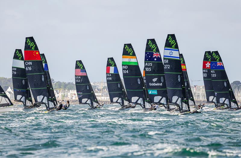 2026 49er Worlds  - Quiberon -  Day 2 - May 13, 2026 - photo © Sailing Energy