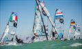 Racing on day 5 of the Nacra 17, 49er & 49erFX Worlds in Clearwater, Florida © Jen Edney / EdneyAP / 49er Class