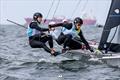 New 49erFX World Champions Pia Dahl Andersen and Nora Edland &copy; Sailing Energy / World Sailing