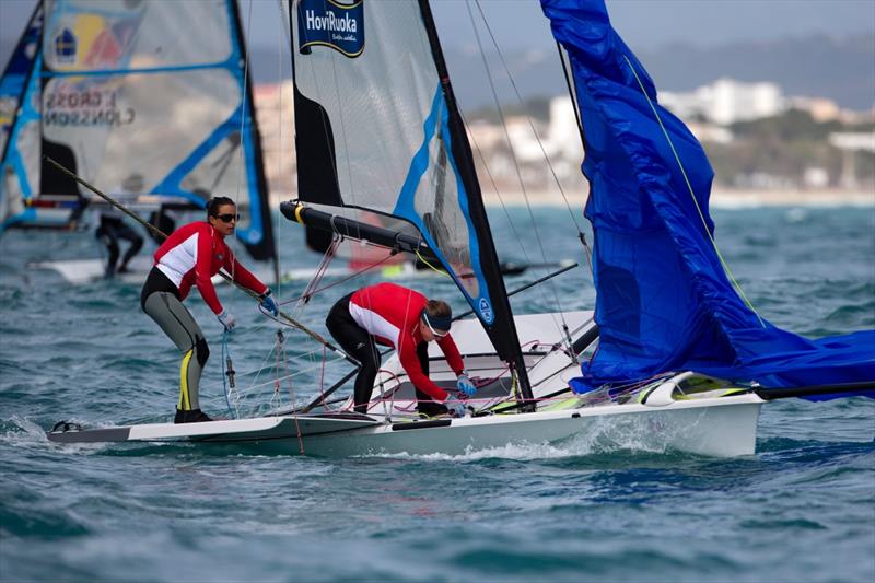 ISAF Sailing World Cup Mallorca day 5 photo copyright Richard Langdon / www.oceanimages.co.uk taken at  and featuring the 49er FX class
