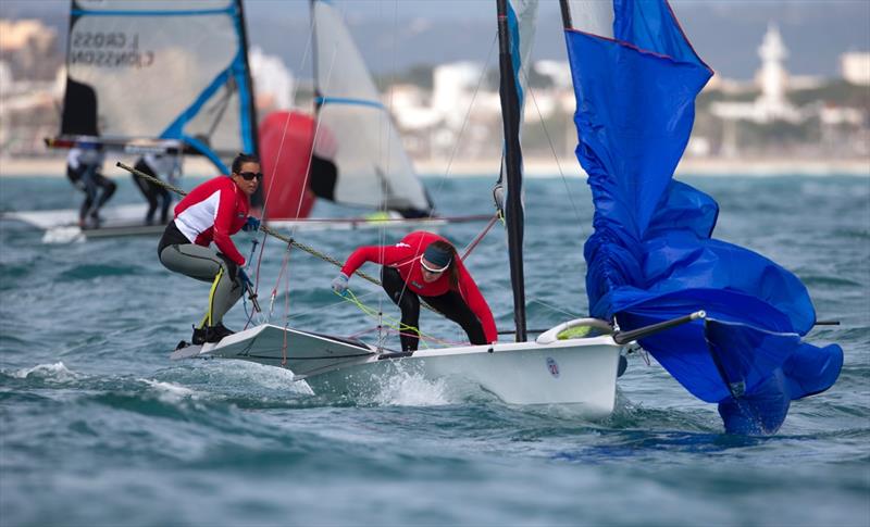 ISAF Sailing World Cup Mallorca day 5 photo copyright Richard Langdon / www.oceanimages.co.uk taken at  and featuring the 49er FX class