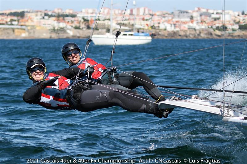 Cascais 49er & 49erFx Championship day 3 - photo © Luis Fráguas