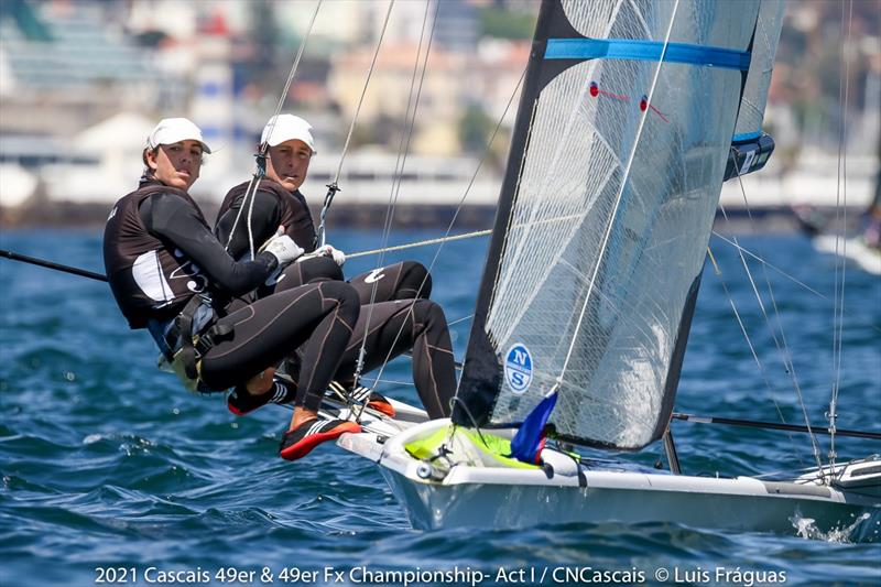 Cascais 49er & 49erFx Championship day 5 - photo © Luis Fráguas