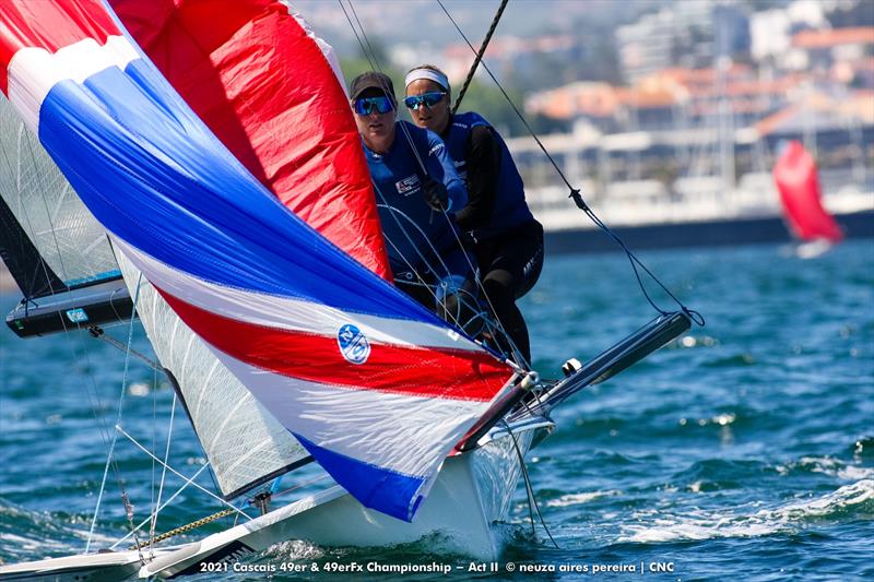 Cascais 49er & 49erFx Championship ACT II day 1 - photo © Neuza Aires Pereira