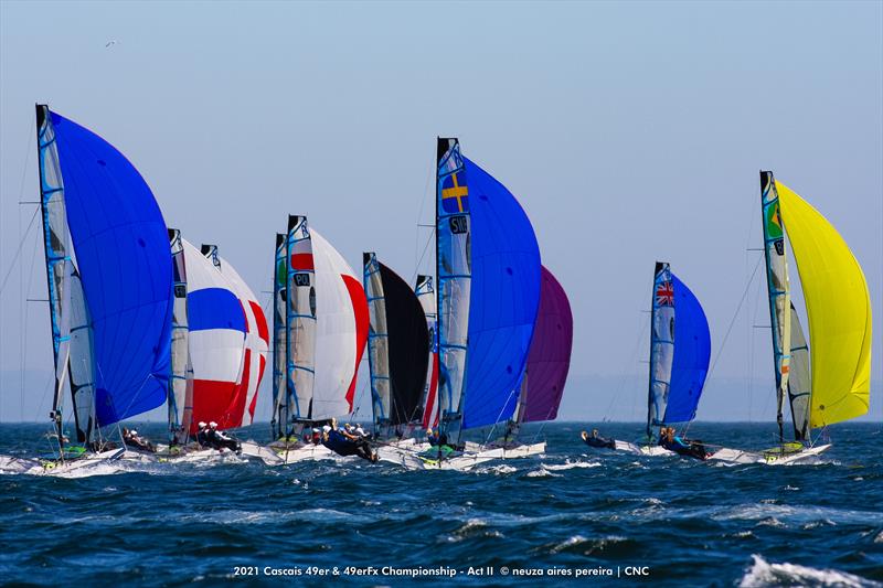 Cascais 49er & 49erFx Championship ACT II day 2 - photo © Neuza Aires Pereira