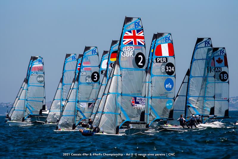 Cascais 49er & 49erFx Championship ACT II day 2 - photo © Neuza Aires Pereira