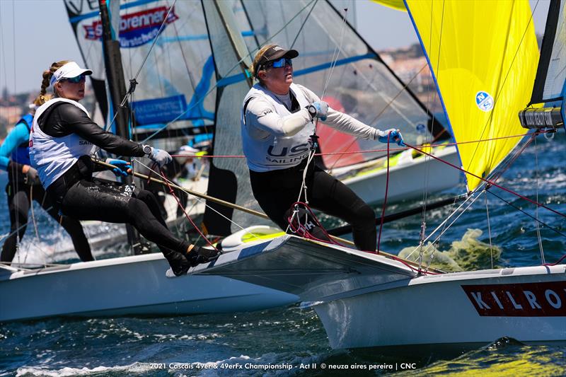 Cascais 49er & 49erFx Championship ACT II day 2 - photo © Neuza Aires Pereira