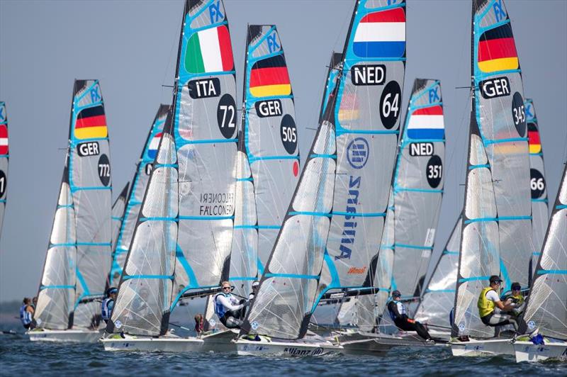 2021 Hempel World Cup Series – Allianz Regatta photo copyright Sander van der Borch taken at Regatta Center Medemblik and featuring the 49er FX class