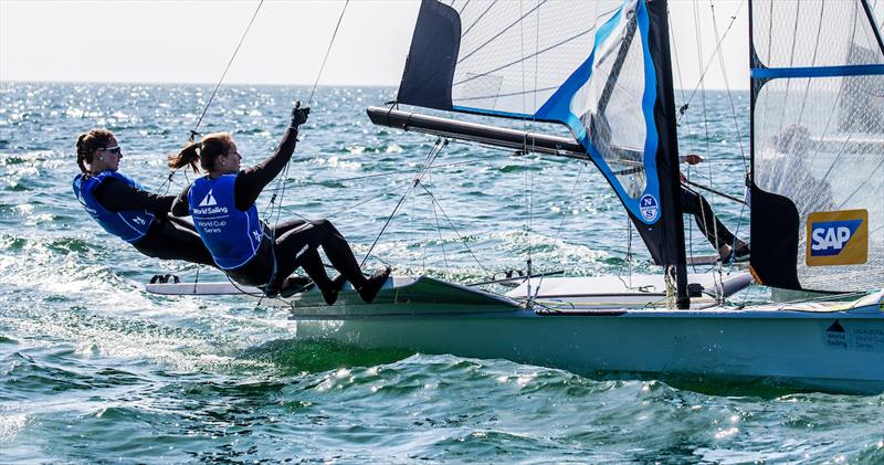 Victoria Jurczok and Anika Lorenz (GER) - Miami 2018 World Cup Series - photo © Jesus Renedo / Sailing Energy