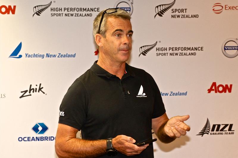 High Performmance Director, Ian Stewart, Yachting New Zealand,  February 1, 2018 photo copyright Richard Gladwell taken at  and featuring the 49er FX class