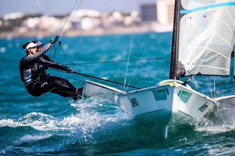 49th Trofeo Princesa Sofia Iberostar, Palma, Spain photo copyright Tomas Moya / Sailing Energy / World Sailing taken at  and featuring the 49er FX class