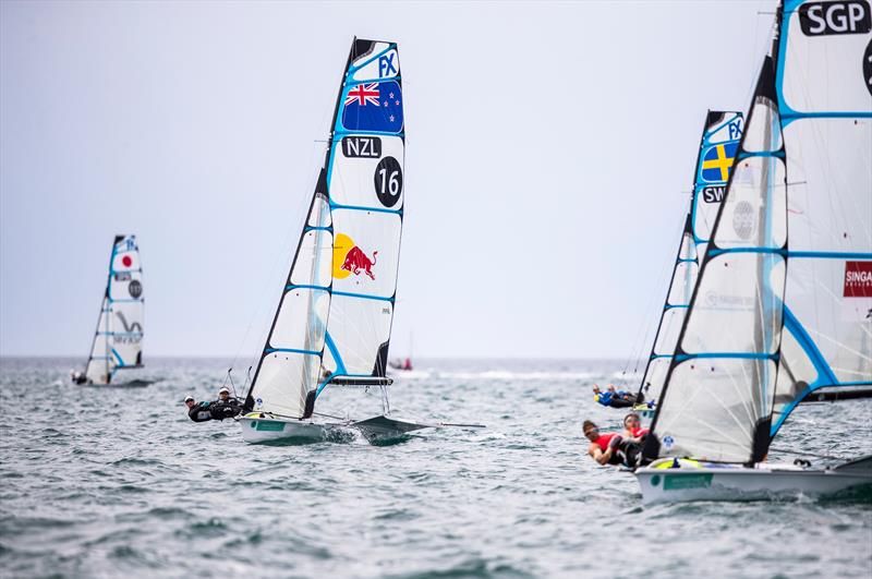 49th Trofeo Princesa Sofia Iberostar, Day 5, April 6, 2018 photo copyright Tomas Moya / Sailing Energy / Trofeo Princesa Sofia Iberostar taken at  and featuring the 49er FX class