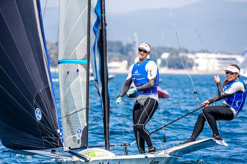 Medal Racing - Sailing World Cup Hyeres, April 28, 2018 - photo © Jesus Renedo / Sailing Energy