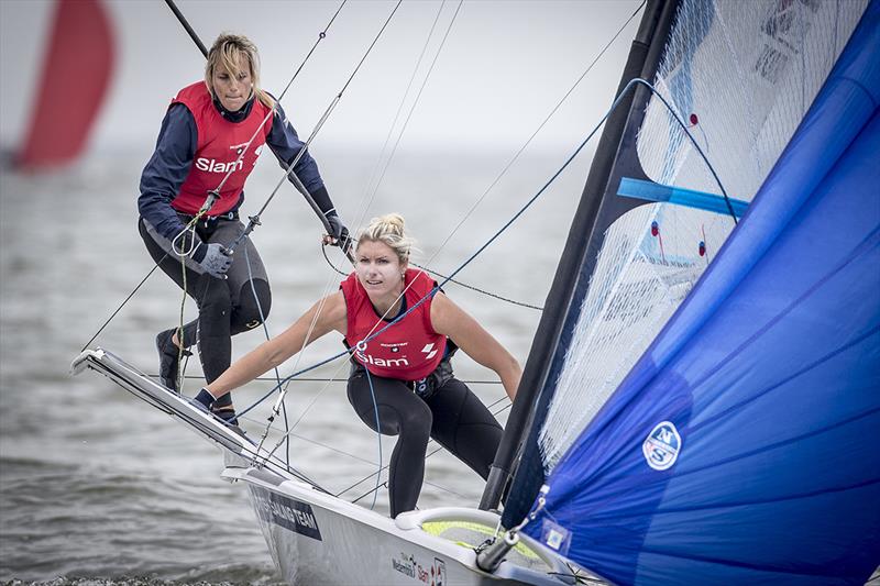 Charlotte Dobson/Saskia Tidey (GBR), 49erFX - 2018 Medemblik Regatta - Day 2 - photo © Sander van der Borch