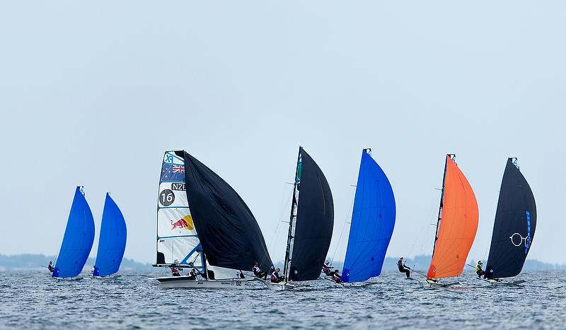 Alex Maloney / Molly Meech (NZL) - Hempel Sailing World Championships - Day 5 - Aarhus, Denmark photo copyright Sailing Energy / World Sailing taken at  and featuring the 49er FX class
