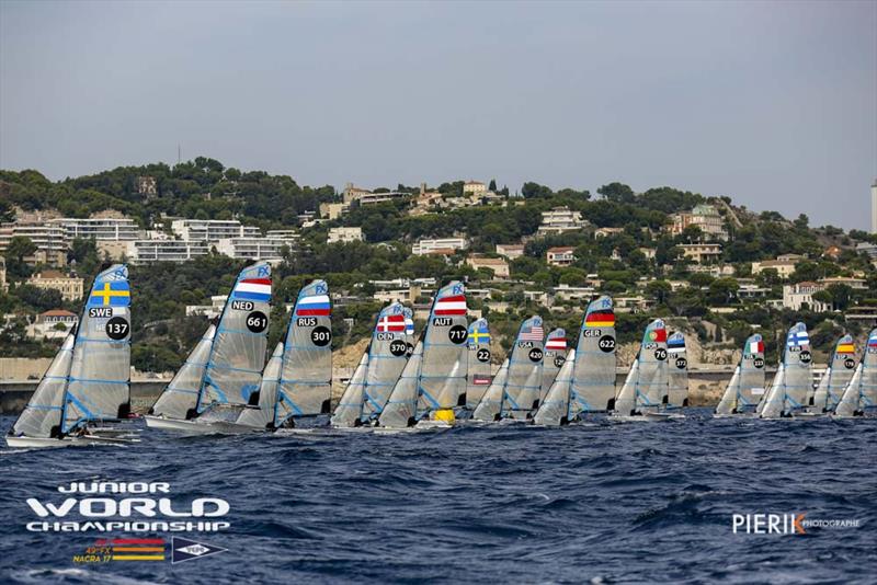 2018 49er, 49erFX & Nacra 17 Junior World Championships - photo © Pierick Jeannoutot